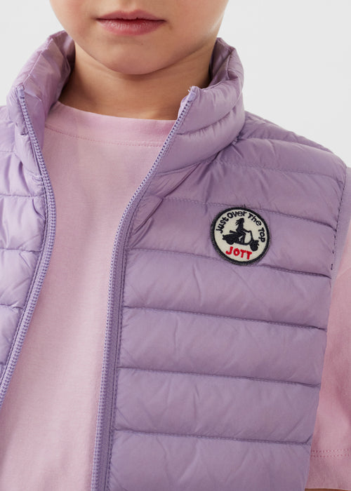 Chaqueta de plumón mangas para niño Encens violet Zoe - JOTT - 5