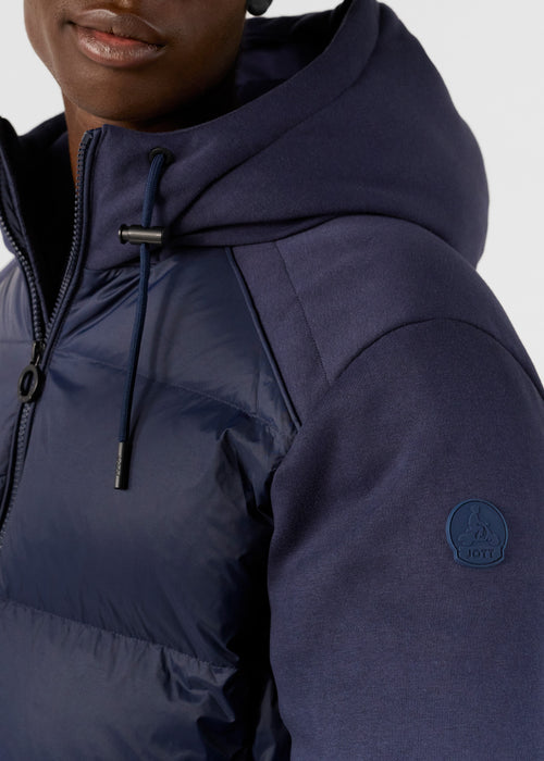 Chaqueta de plumón puffer bi-matière Marine Thunder - JOTT - 5