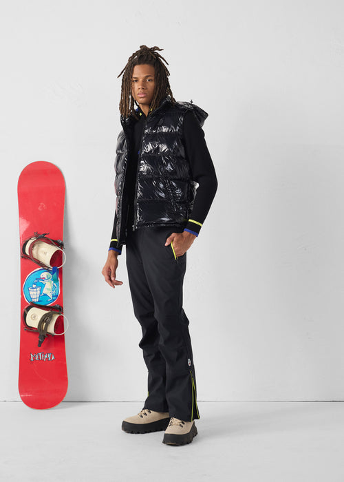 Chaqueta de plumón lacada sin mangas Grand Froid Noir Clappe - JOTT - 3