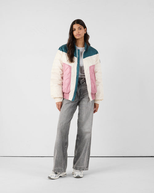 Chaqueta espíritu puffer Joan lago profundo/rosa antiguo - JOTT - 3