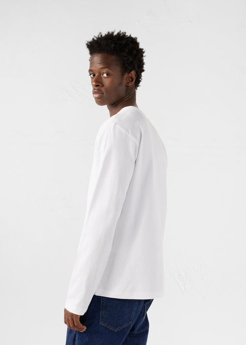 Camiseta Emilio Blanca Cuello Redondo - JOTT - 4