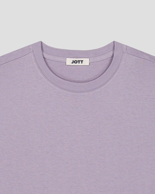 Camiseta unisex con cuello redondo Encens violet Andrea - JOTT - 2
