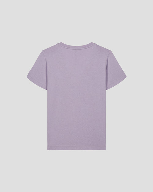 Camiseta lisa con cuello en V de algodón Encens violet Sofia 2.0 - JOTT - 3
