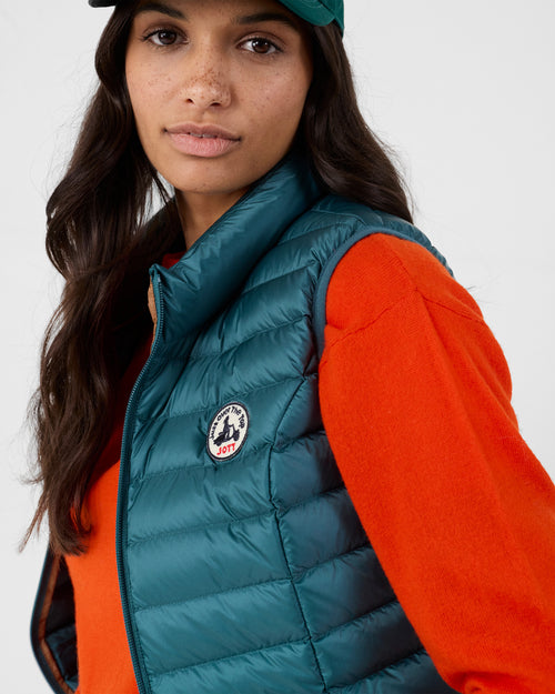 Chaqueta de plumón ligera sin mangas Deep lake Seda - JOTT - 5