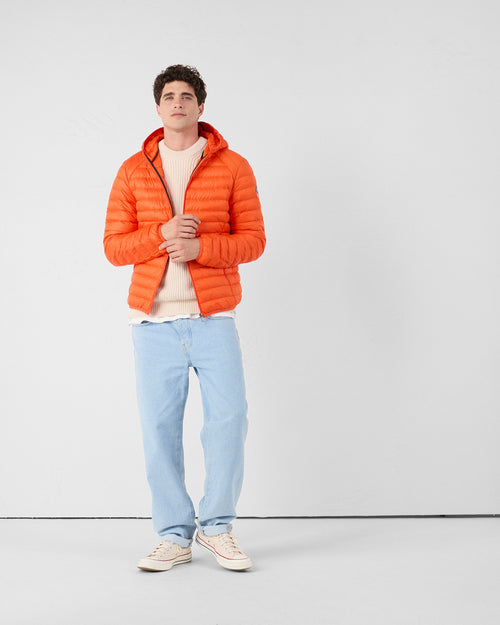 Chaqueta de plumón Ligera con Capucha Nico Rojo Fuego - JOTT - 3