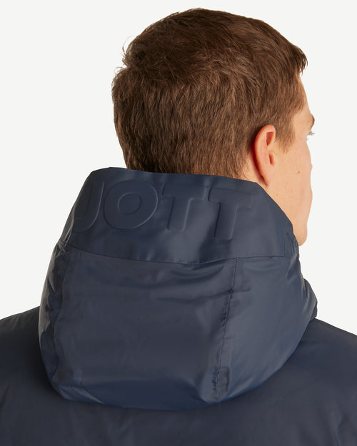 Chaqueta de plumón larga reversible à Capucha Marine Amsterdam 2.0 - JOTT - 2