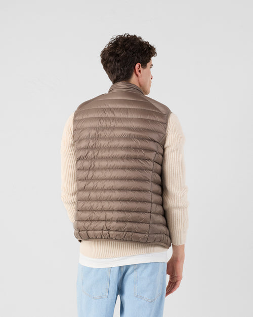 Chaqueta de plumón sin mangas Taupe Tom - JOTT - 4