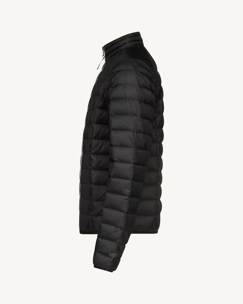 Chaqueta de plumón ligera con detalles en denim negro Vuelo MNW JOTT x DENHAM - JOTT - 4