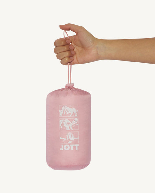 Chaqueta de plumón légère Rose pêche Cha - JOTT - 4