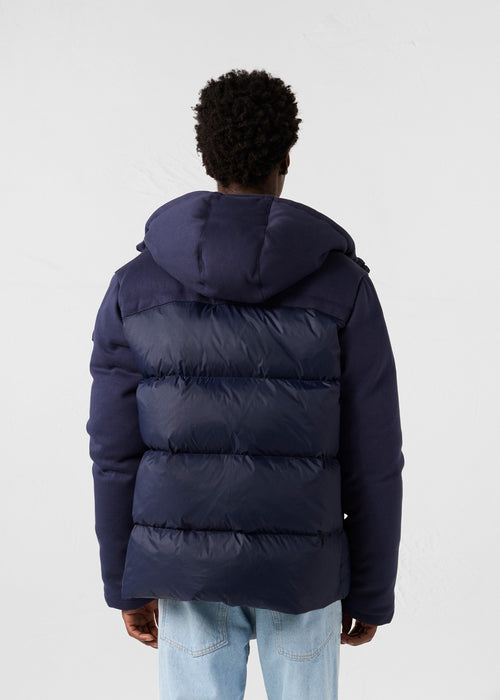 Chaqueta de plumón puffer bi-matière Marine Thunder - JOTT - 4
