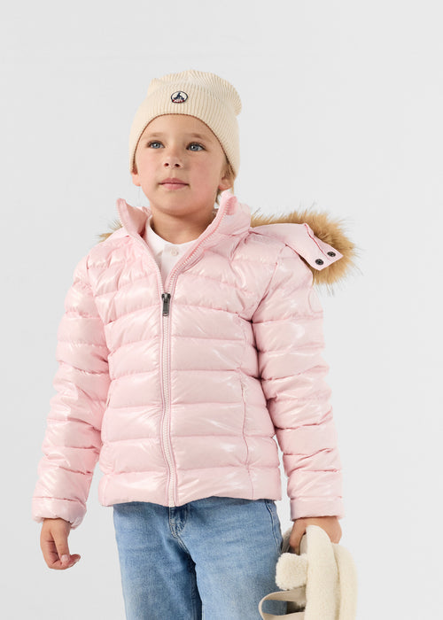 Chaqueta de plumón niño Grand Froid Pétalo de rosa Olympe lacado - JOTT - 3