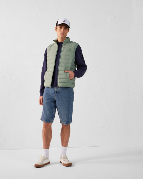 Arafo Verde Mineral Chaqueta de plumón sin Mangas Chaqueta de plumón - JOTT - 3