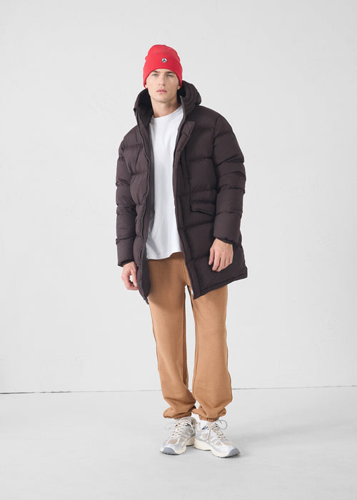 Chaqueta de plumón Grand Froid stretch mi-longue Café noir Scott - JOTT - 3