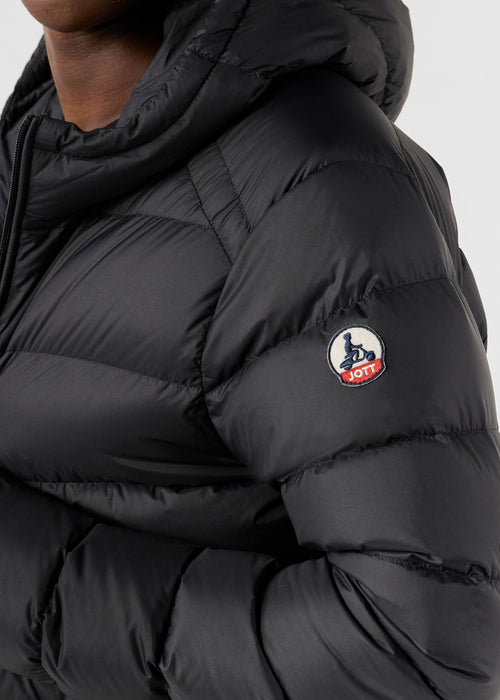 Chaqueta de plumón confort Noir Johny - JOTT - 5