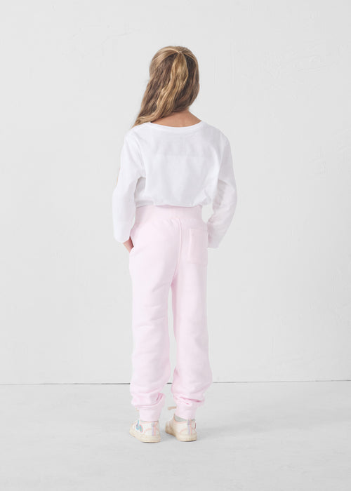 Pantalón jogging niño Rosa pétalo Mika - JOTT - 4