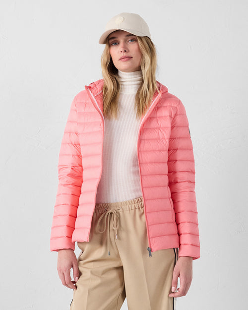 Chaqueta de plumón légère à Capucha Vibrant pink Cloe - JOTT - 3