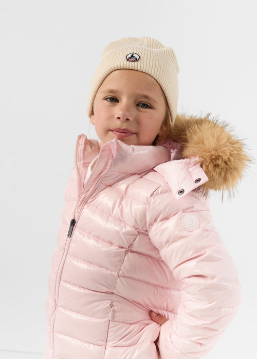 Chaqueta de plumón niño Grand Froid Pétalo de rosa Olympe lacado - JOTT - 5