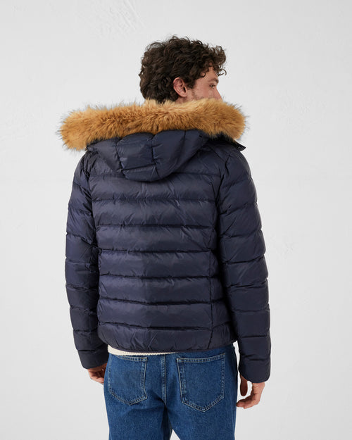 Chaqueta de plumón à Capucha Grand Froid Marine Prestige - JOTT - 4