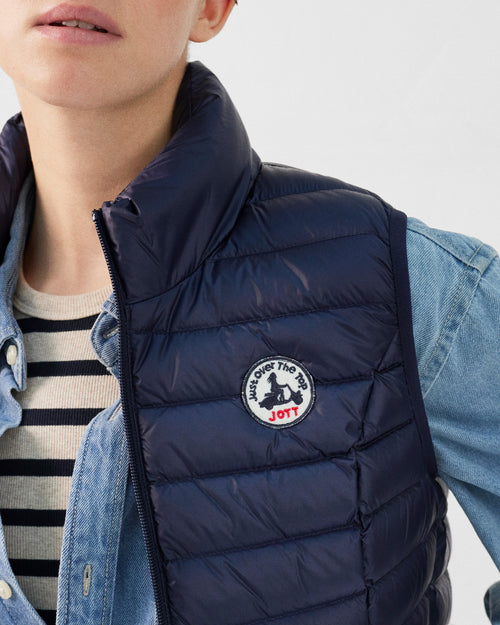 Chaqueta de plumón ligera sin mangas Marine Seda - JOTT - 5