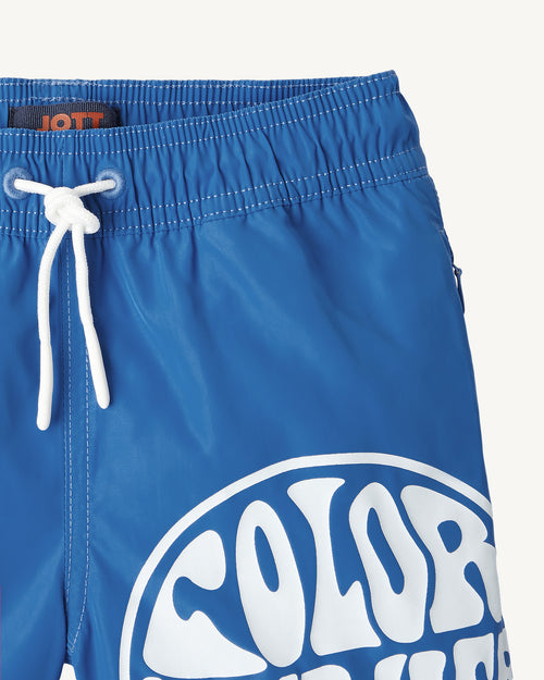 Azur/Funday Pantalones cortos de baño para niños Cassis - JOTT - 2