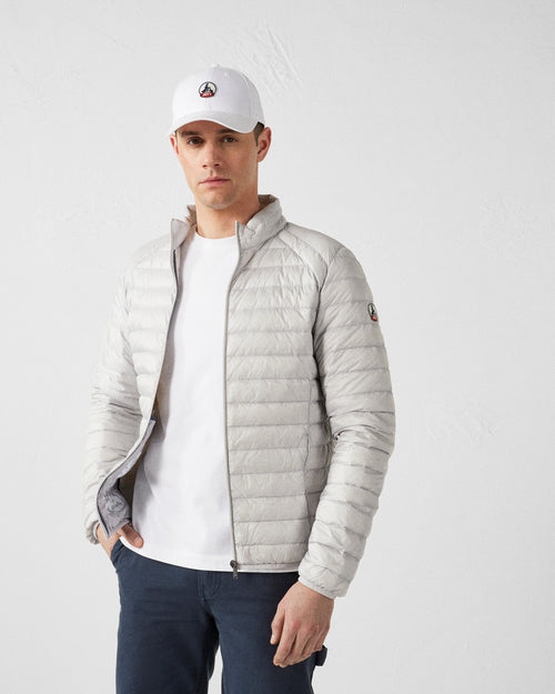 piumino leggero grigio ghiaccio opaco - JOTT - 3