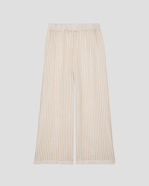 Pantaloni in maglia di cotone naturale Virginia - JOTT - 2