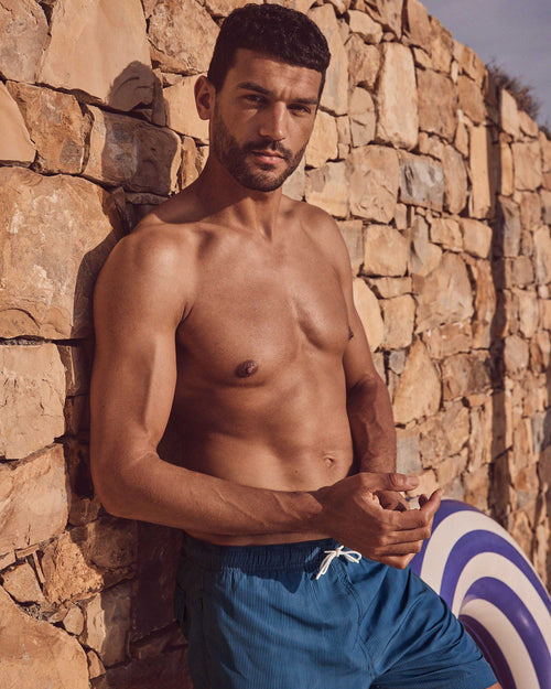 Jeans a righe blu/marino Niolon maglia bagno a righe - JOTT - 2