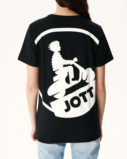 T-shirt in misto cotone organico Nero Pietro - JOTT - 3