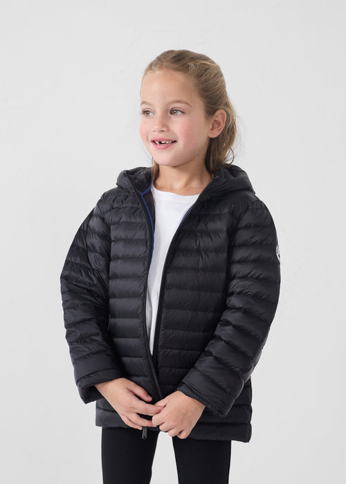 piumino da bambino di media lunghezza Black Garance - JOTT - 3