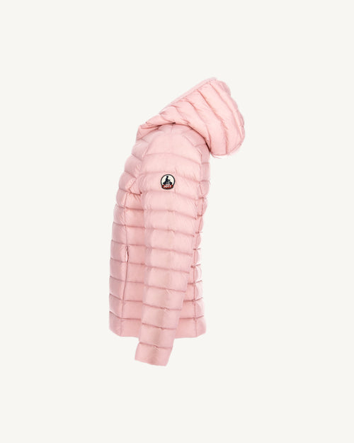 piumino leggero con cappuccio per bambini Peach Pink Carla - JOTT - 2