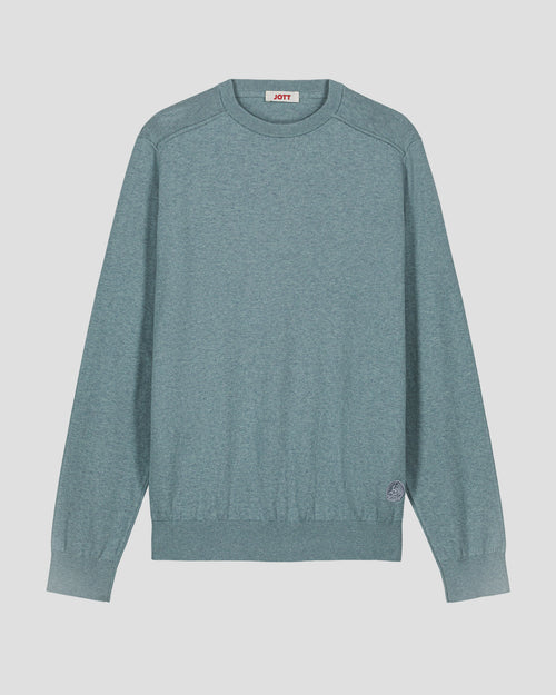 Maglia Hadrien verde minerale con scollo rotondo - JOTT - 2