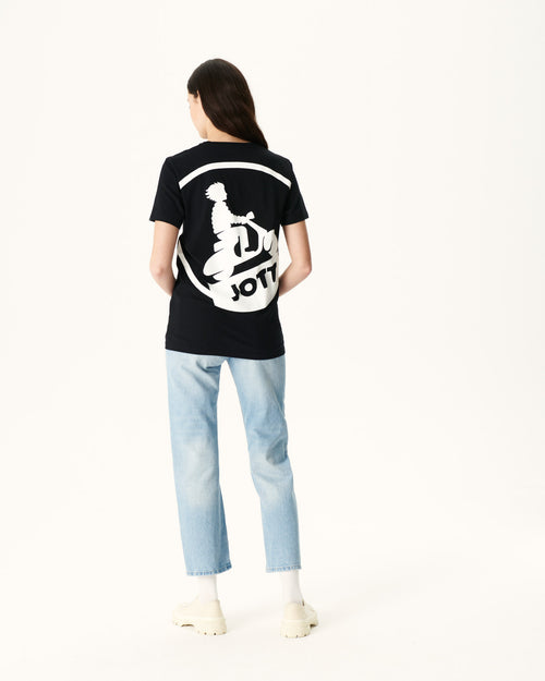 T-shirt in misto cotone organico Nero Pietro - JOTT - 2