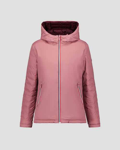 piumino reversibile Rosa antico/nero ciliegia Bergamo - JOTT - 2