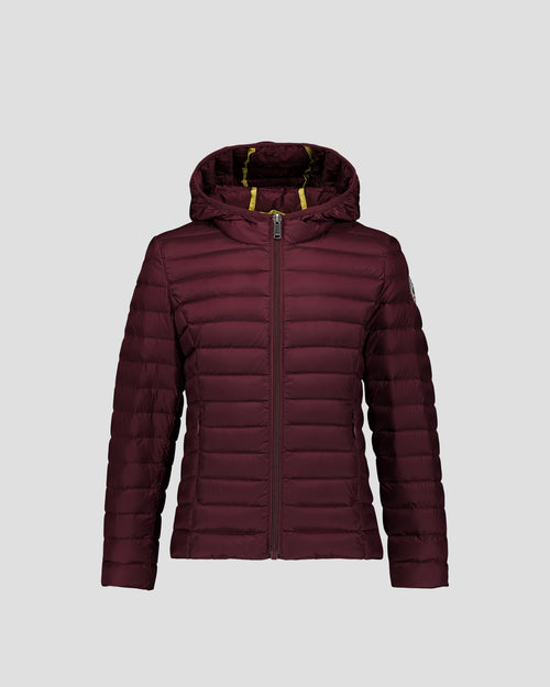 piumino leggero da bambino con cappuccio Black cherry Carla - JOTT - 2