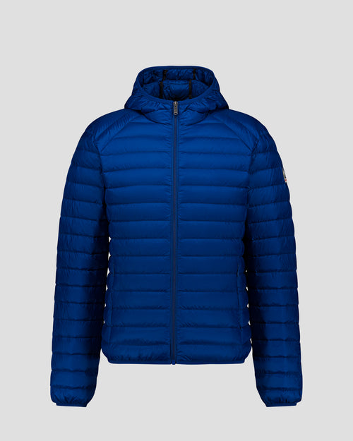piumino leggero con cappuccio blu cobalto Nico - JOTT - 2