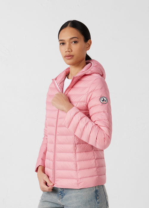 piumino con cappuccio Pink antique Cloe - JOTT - 3