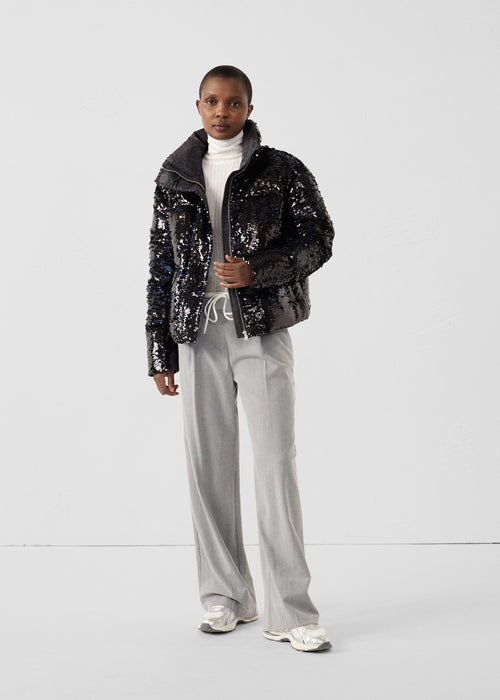 Giacca di paillettes nero/navy Isadora - JOTT - 3