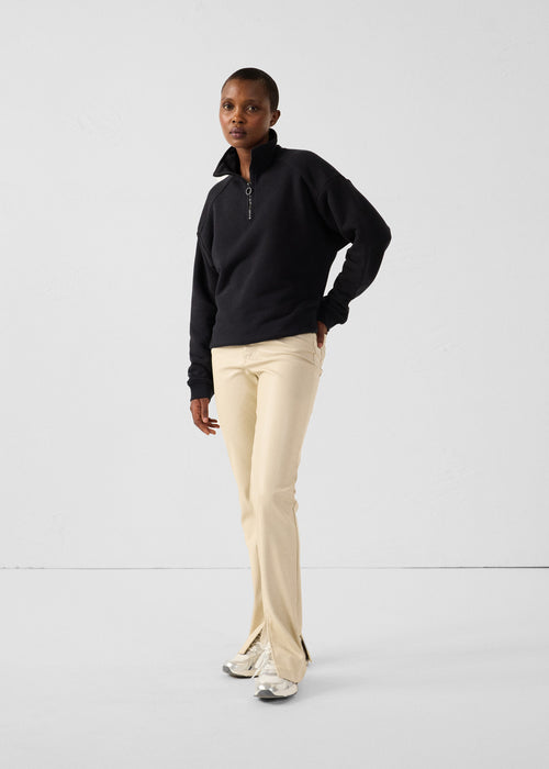 Felpa con mezza zip Noir Line - JOTT - 3