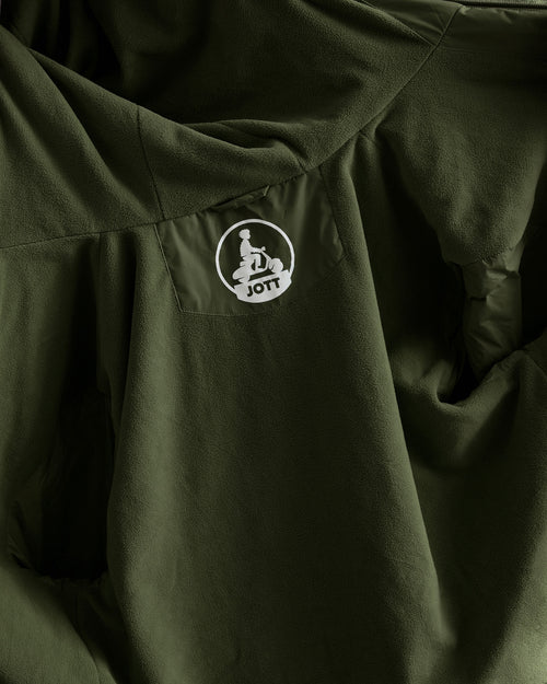 Mackintosh lungo in pile Oban Polar dell'esercito