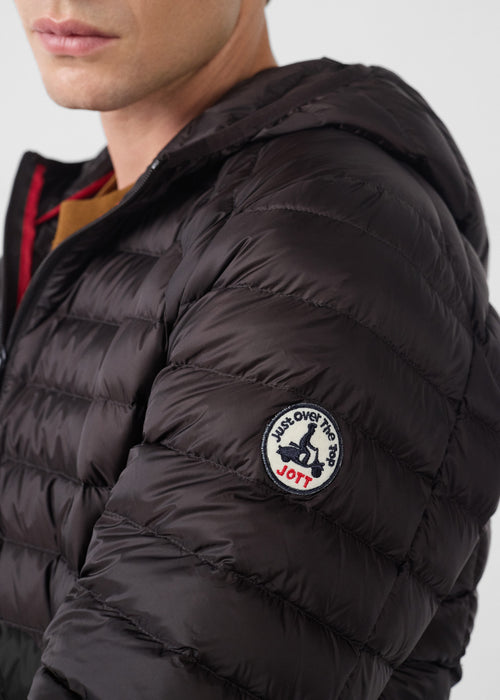 piumino leggero con cappuccio Café noir Nico - JOTT - 5