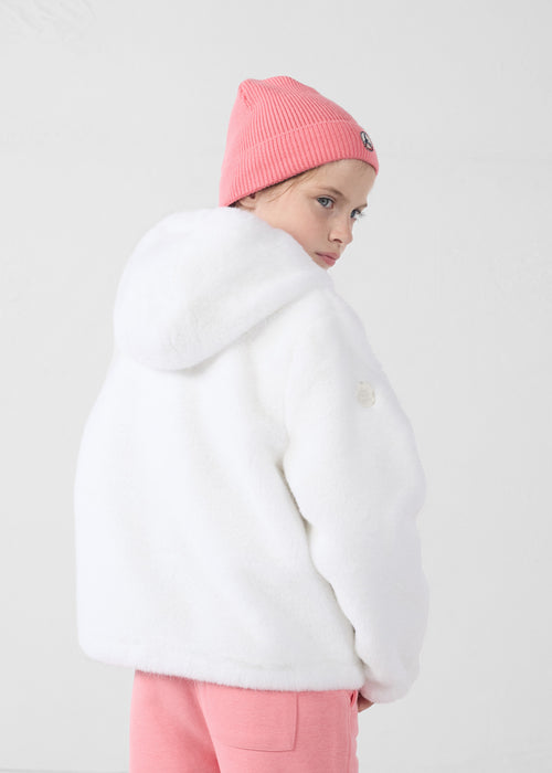 piumino reversibile da bambino in ecopelliccia White Brana - JOTT - 4