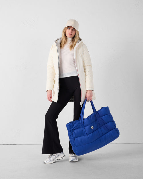 piumino lungo reversibile naturale/grigio ghiaccio Verone - JOTT - 3