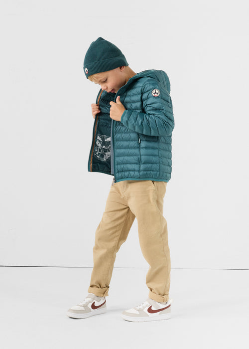 piumino da bambino con cappuccio Deep lake Hugo - JOTT - 3