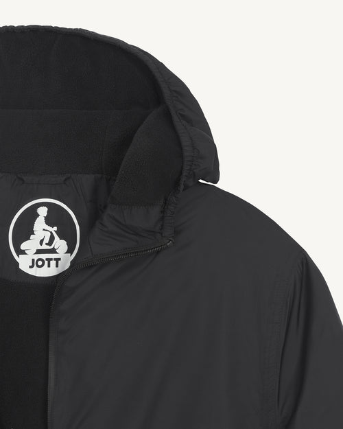 Impermeabile foderato in pile Nero Derry Polar - JOTT - 2