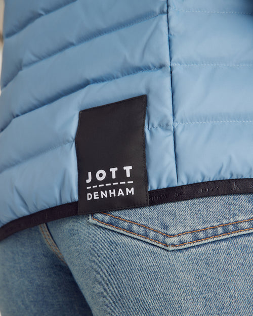 piumino leggero con dettagli in denim Faded Blue Flight WNW JOTT x DENHAM - JOTT - 2