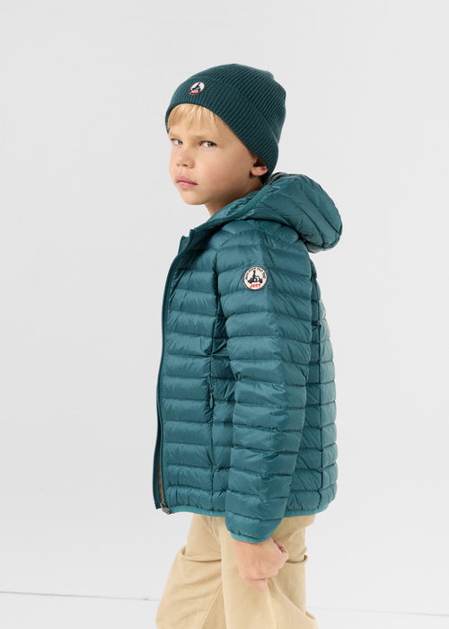 piumino leggero con cappuccio per bambini Deep lake Hugo - JOTT - 5