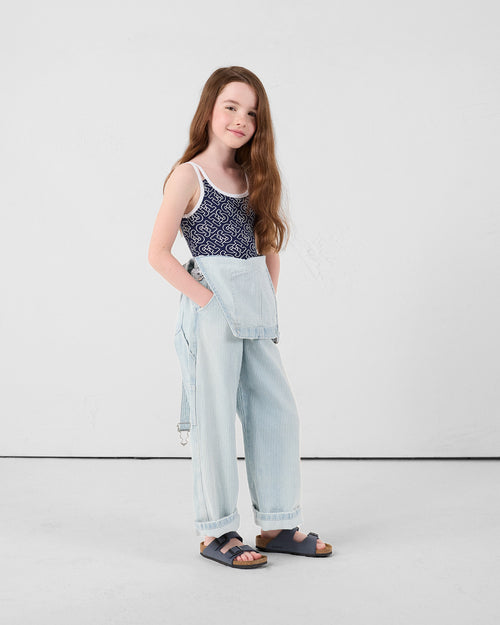 Costume da bagno mono navy Milla monogram - JOTT - 4