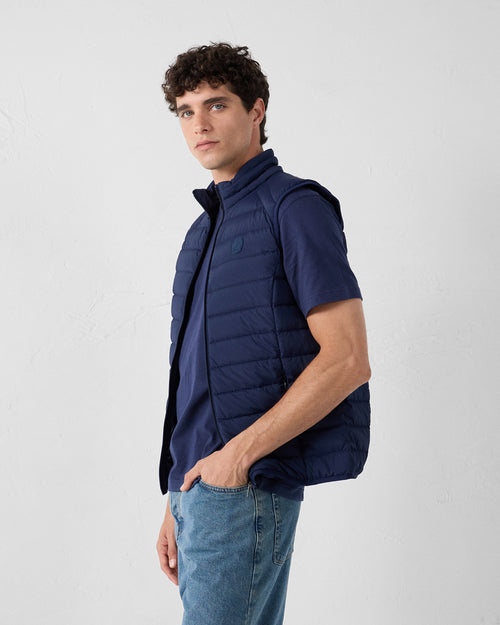 Arafo Navy smanicato elasticizzato piumino JOTT - 3