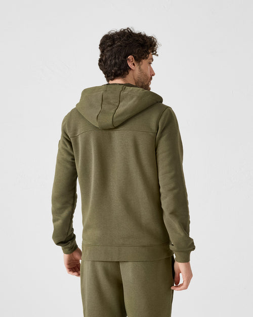 Giacca con zip in cotone Hector dell'esercito - JOTT - 2