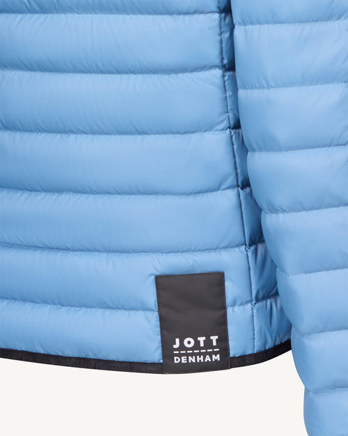 piumino leggero con dettagli in denim Faded Blue Flight WNW JOTT x DENHAM - JOTT - 4